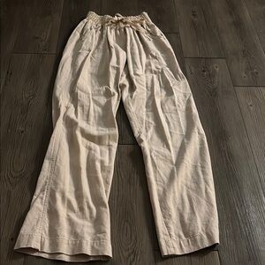 Tan linen Pants